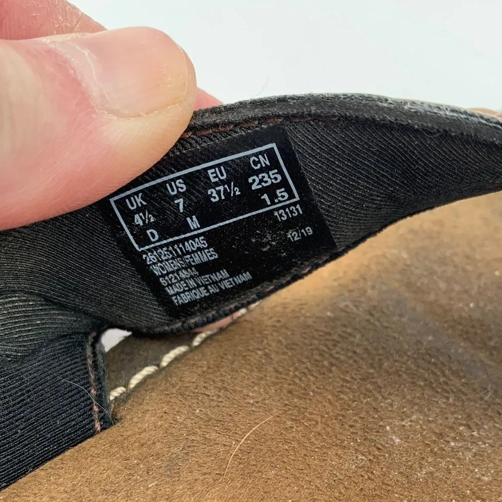 Clarks Men's Tan and Black Flip-Flops size 7